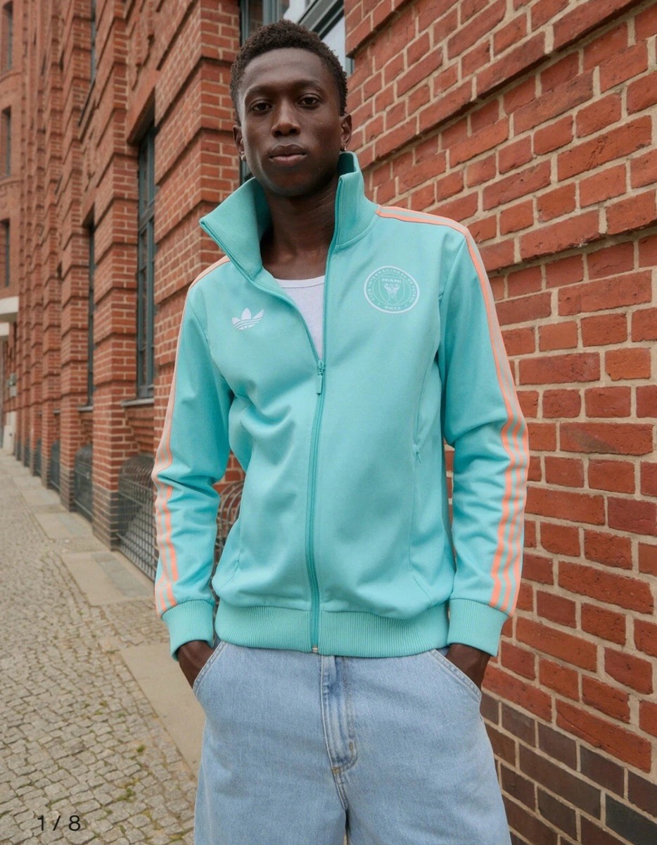 ADIDAS Inter Miami CF 2024 Beckenbauer Track Top Easy Mint