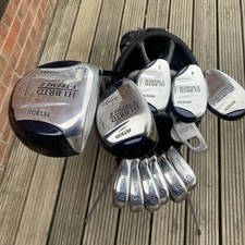 Full Set Men’s Left Handed Golf Clubs Petron Hi-brid X-treme 11 & Standbag used