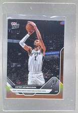 Victor Wembanyama 2025 Topps Now #203 Orange Foil 1/25 JERSEY #