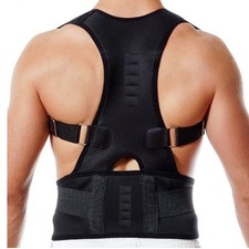 Magnetic Posture Corrector Back Brace for Men  Women Body Shaper Shoulder Suppo