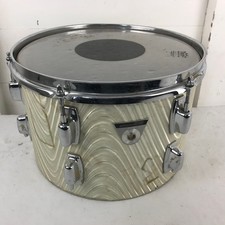 c. 1970s Vintage Ludwig Standard Rack Tom Drum w/ Mount Arm - 12" x 8"