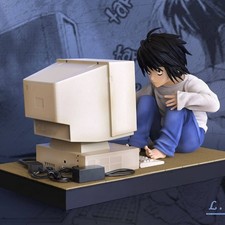 QiChen Studio Child L Lawliet Model Pre-order Death Note Statue Painted H11cm