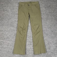 Prana Halle Pants Women 8 Nylon Stretch Travel Convertible Camp Hike Mountain