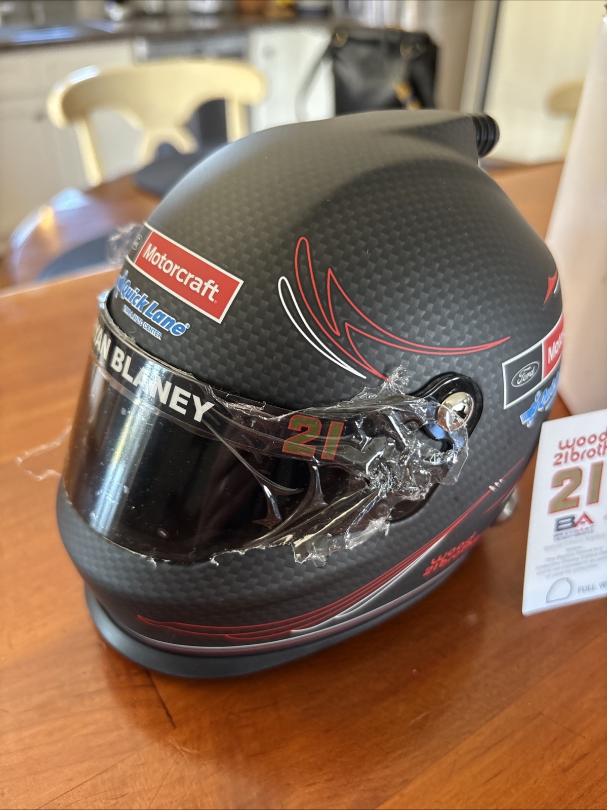Ryan Blaney First Cup Win June 11th 2017 At Pocono Pa Replic