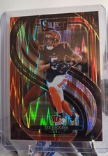 Tee Higgins Black & Red Shock Prizm 2024 Panini Select - Premier Level 