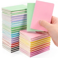 Dynta 60 Packs Pocket Notebook 2.5" x 4" Mini Notebooks Bulk Thread Stitching...