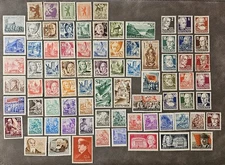 Vintage German Postage Stamp Lot As Shown