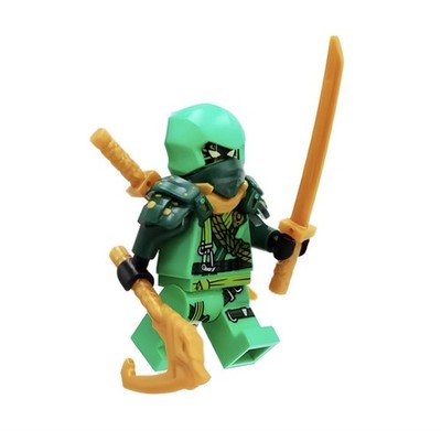 Ninjago Masters of Spinjitzu Climbing Outfit Lloyd Garmadon Custom Minifigure 