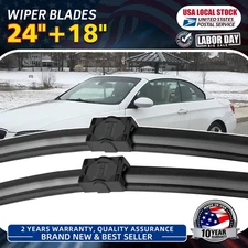 Original Equipment Front Right & Left Windshield Wiper Blades 24"+18" For BMW