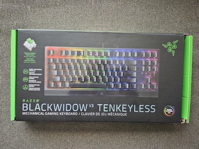 Razer BlackWidow V3 TKL Mechanical Keyboard RGB Green Switches Tested