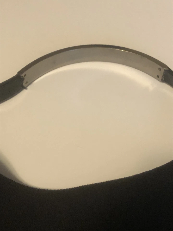 GUCCI Bolso de Mano Lona Mango Plateado Bolso Negro 001 3298 002122 Auténtico Diseñador Foto 4 de 4