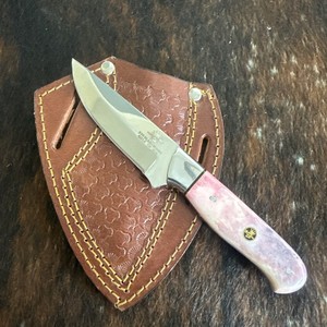 970 Blade Works Hand Made Hand Forged Steel Fixed Blade With Sheath