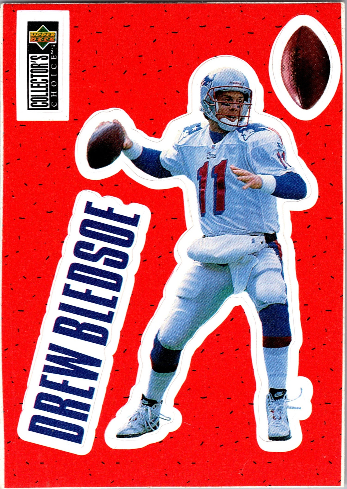 1996 Drew Bledsoe Collector's Choice #S4 Patriots Football Upper Deck LP