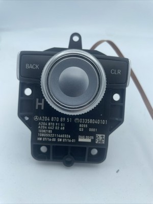 08-12 MERCEDES W204 C300 CONSOLE COMMAND CONTROLLER KNOB MULTI SWITCH 2048707558