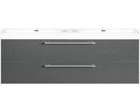 Doppelwaschbecken Mit Unterschrank Differnz Somero Bxhxt 120X54X38 Cm Frontfarbe