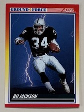 1990 Score - Ground Force Bo Jackson #330 Creased