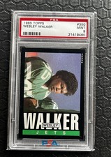 1985 Topps Wesley Walker PSA 9 Mint rare Population 14 only three higher