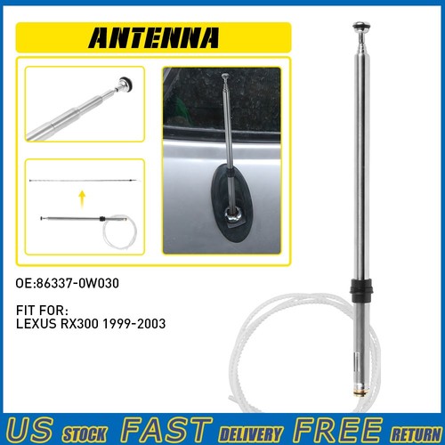 Fit For Lexus 99-03 Rx300 Genuine Oem Antenna Mast With Cable 86337-0w030 F7I7 E - Foto 14
