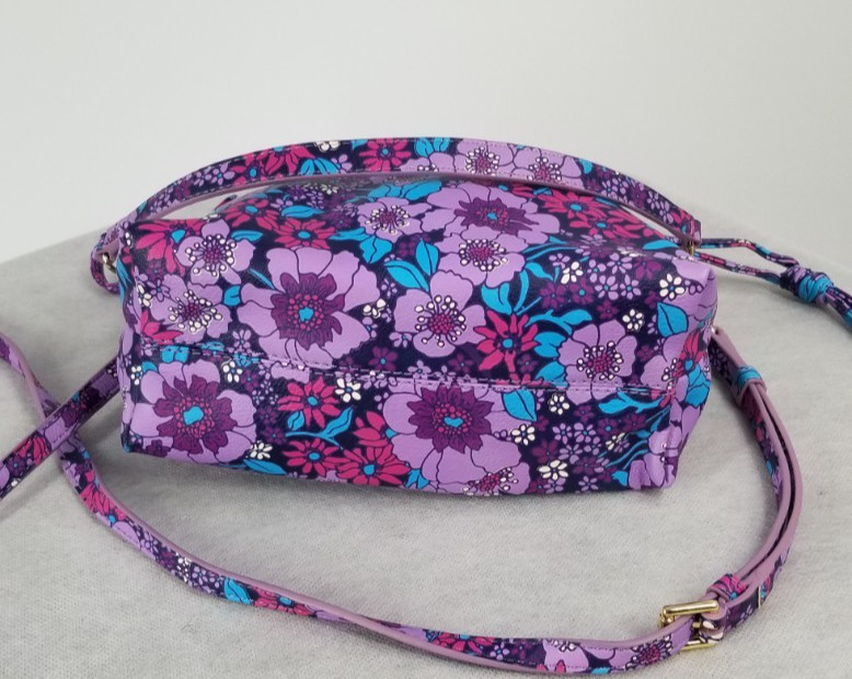 Talbots Drawstring Crossbody Handbag Blooming Flo… - image 5