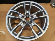1x Alufelge 19 Zoll 9.5" 5x130 45ET Silber 98136214902 Porsche Cayman Rim Wheel