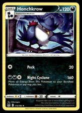 Honchkrow 115/196 Rare Lost Origin Pokemon Moderately Played