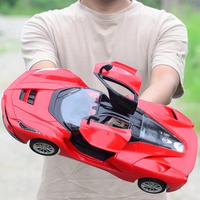 Kinder Rot Elektro RC Klassisch Ferngesteuert Auto Tür Kann Öffnen Aufladen Akku