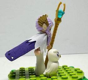Lego Elves Skyra Minifigure Cape elf011 Set 41078 Castle W/Staff & Owl