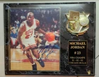 Michael Jordan Signed Autographed 8x10 Photo on Plaque Chicago Bulls w/COA