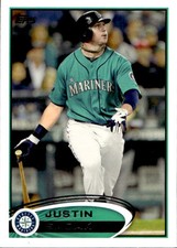 2012 Topps #627 Justin Smoak Baseball Card