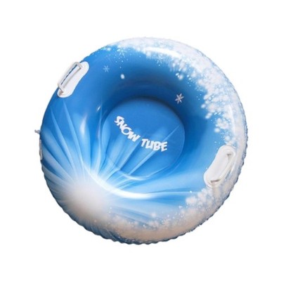 Aufblasbarer Snow Tube Tragbarer 31,5 Zoll Schneeschlitten für Spiele