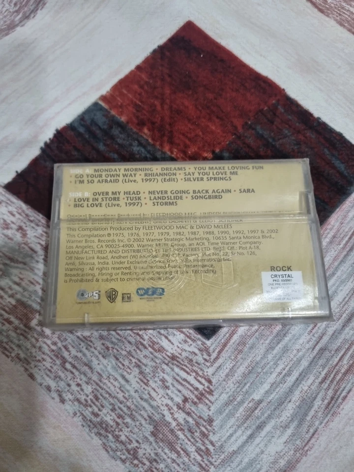 The Very Best Of Fleetwood Mac INDIA SEALED CASSETTE TAPE MINT - Image 3 of 4
