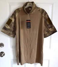 Men’s TACVASEN Lightweight Pullover Short Sleeve Tactical T-shirt X-Large NWT