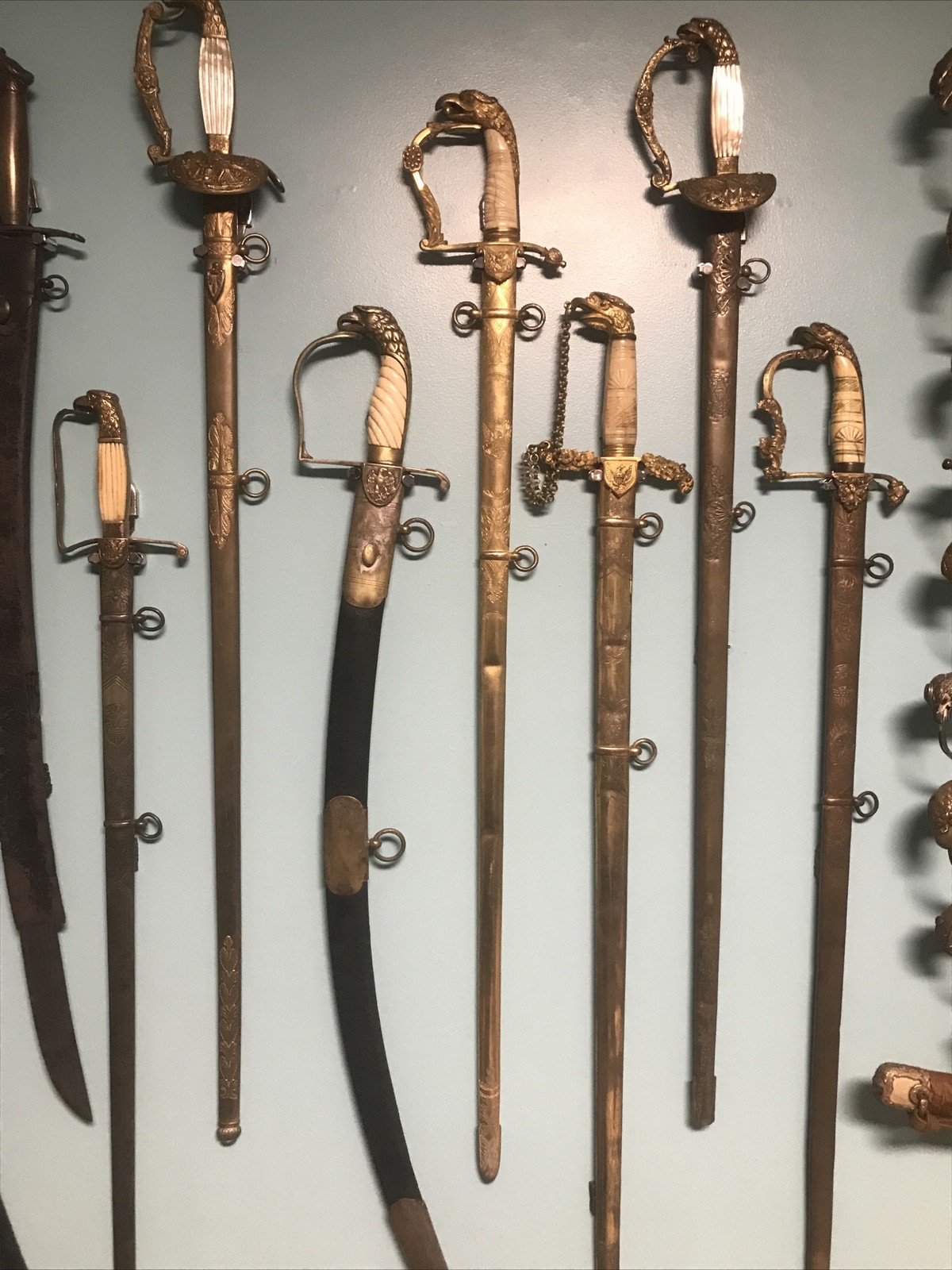 RARE A.W. SPIES EAGLE HEAD POMMEL SWORD 1827-1835