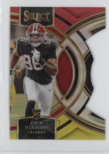 2023 Panini Select Premier Level Red & Yellow Prizm Die-Cut Zach Harrison 1bu1