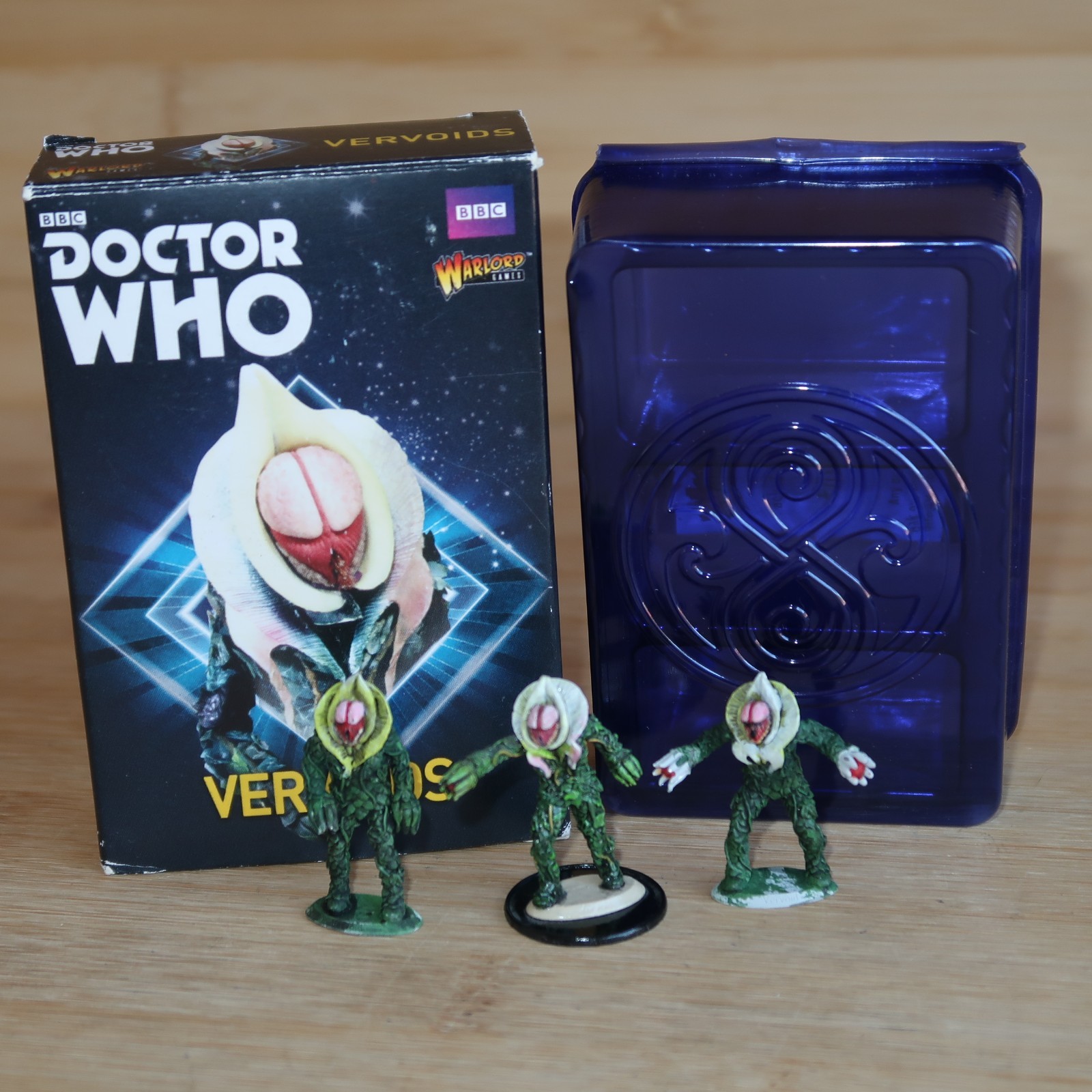 Doctor Who Into the Time Vortex Vervoids x 3 Painted  Warlord Games Miniatures