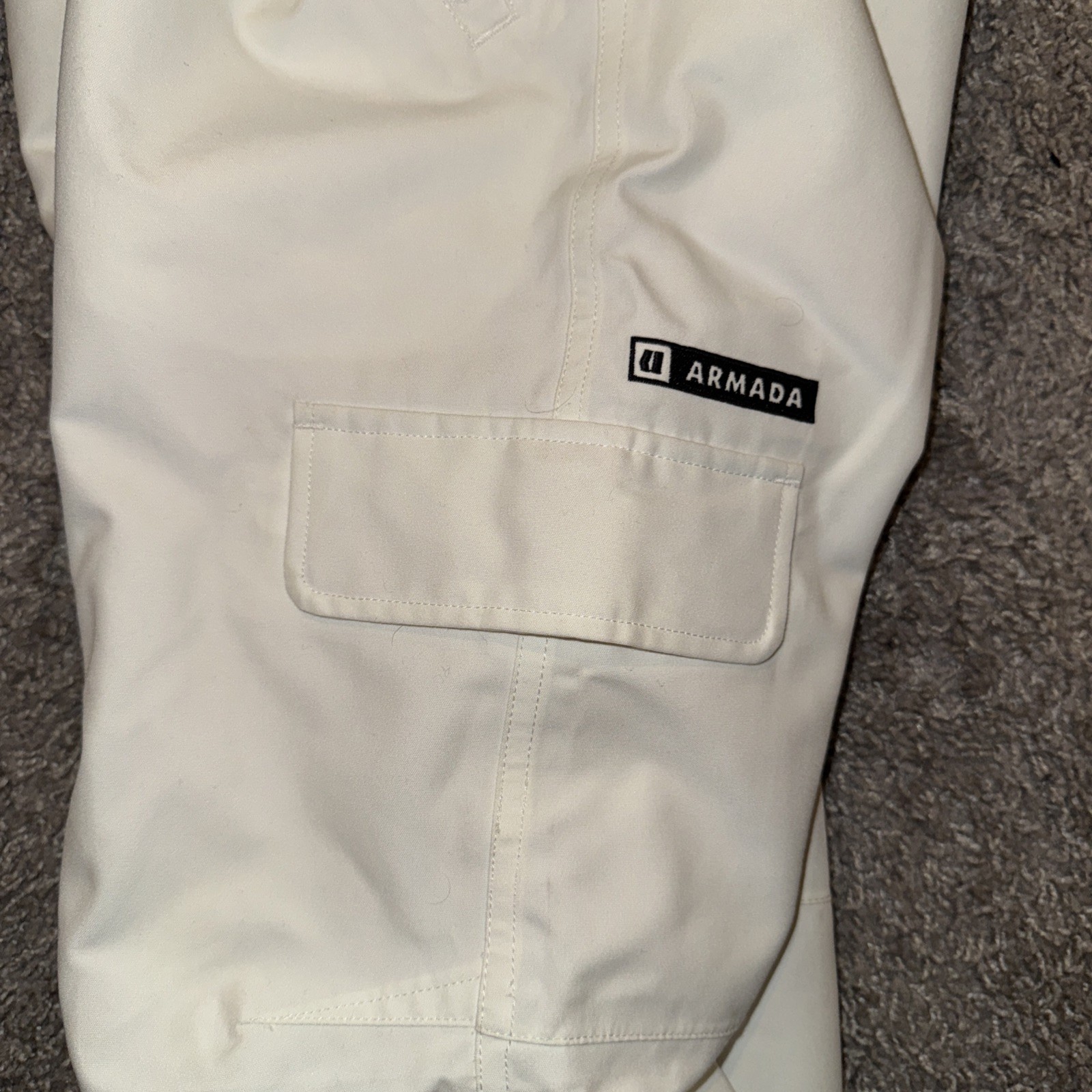 Armada Mula Snow Pants Women's Medium White Insulated Ski Snowboard NEW WITH TAG