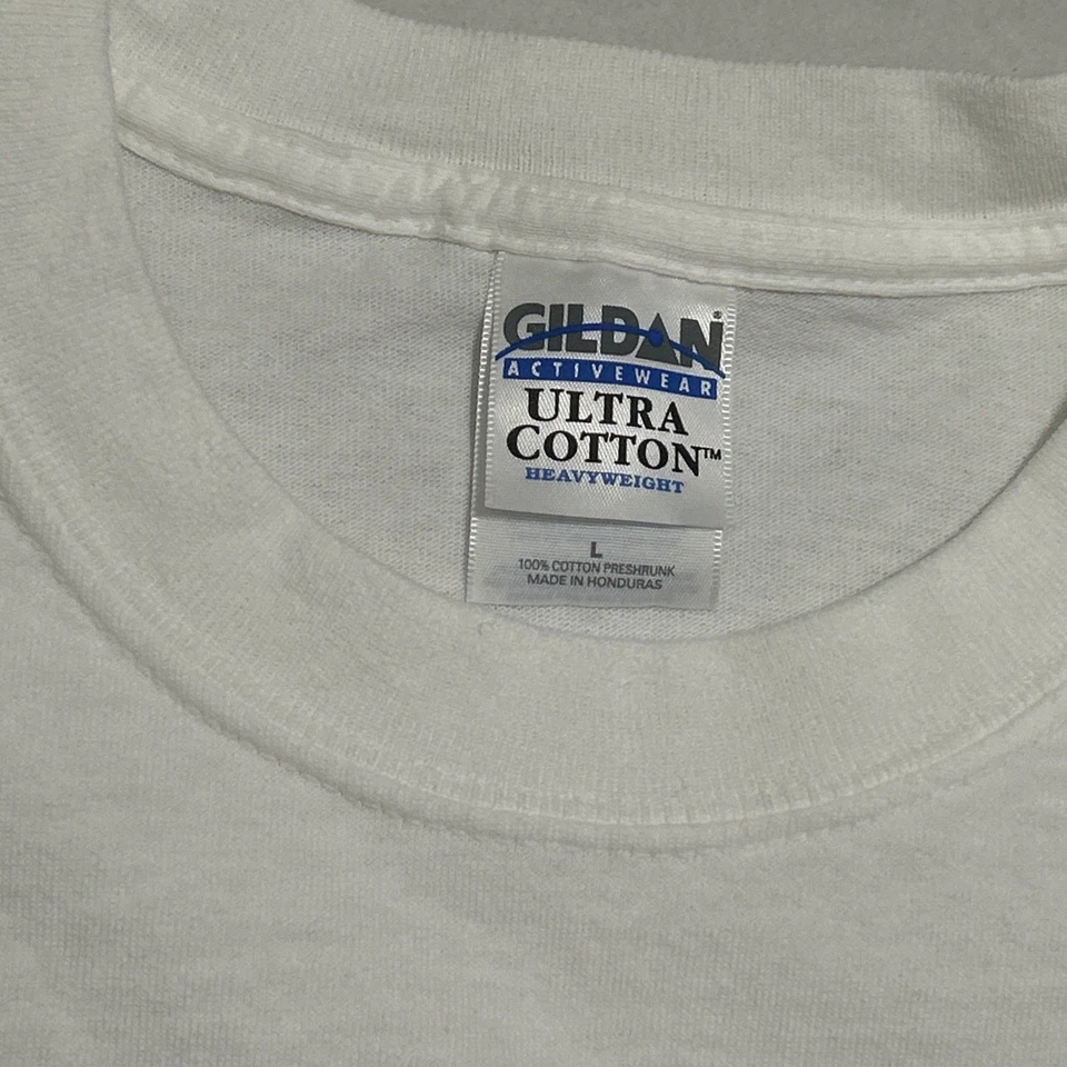 Camiseta NASCAR Vintage 2001 Sterling Marlin Coors Grande Blanca Y2K De Colección Foto 3 de 4