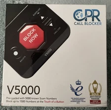 CPR Call Blocker V5000 for Landline Phones Block All Robocalls and Spam Calls