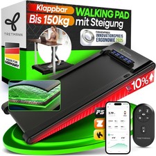 Tretmann Walking Pad mit Steigung klappbar Wa...