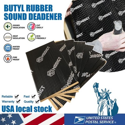 79mil Sound Deadening Proofing Mat Butyl Car Van Audio Panel Vibration Damping