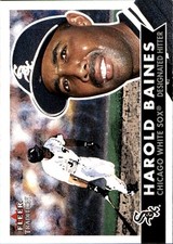 Harold Baines 2001 Fleer Tradition #299 White Sox FREE SHIPPING AutographDen