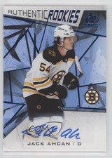 2021-22 Upper Deck SP Game Used Authentic Rookies Blue Jack Ahcan #161 Auto 0cv