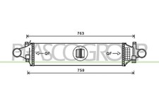 PRASCO Ladeluftkühler für MERCEDES-BENZ B-Klasse CLA A-Klasse Gla-Klasse 