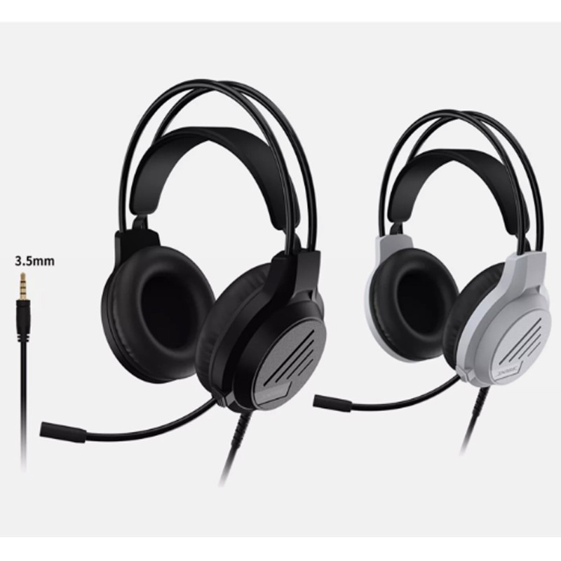 3.5mm Wired Stereo Gaming Headset Mic Headphones Fit For Xbox One Switch PC