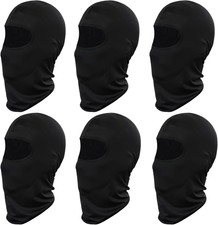 6Pcs Ski Mask Balaclava Full Face Mask Cover Summer Face UV Protector Protection