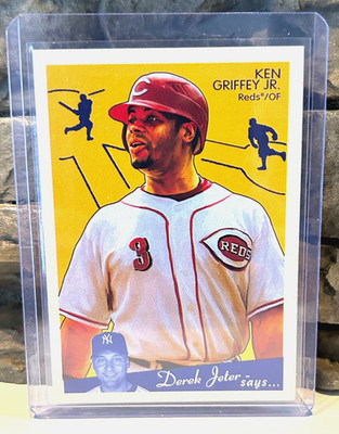 2008 Upper Deck Goudey Ken Griffey Jr #54 HOF Derek Jeter Says