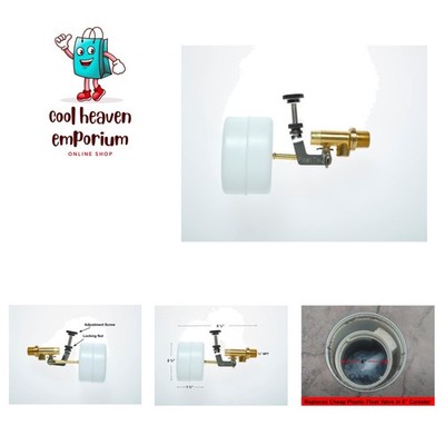 Float Tec Letro Pentair T26 EZ Adjustment Brass Float Valve 3/8'' NPT Male Thr...
