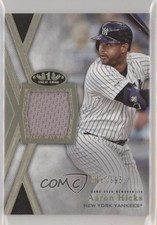 2020 Topps Tier One Tier One Relics 6/395 Aaron Hicks #T1R-AH s3g