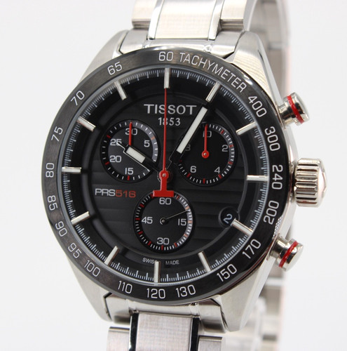 TISSOT PRS 516 T-Sport T100.417.11.051.01 Chronograph Men's Watch 42mm