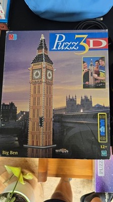 Big Ben + Eiffelturm Puzz 3D Puzzle MB Spiele Puzzel Top Angebot !!